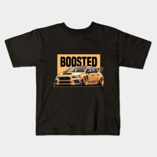 Subaru STI Car Art - Impreza WRX Widebody Modified JDM Car Kids T-Shirt